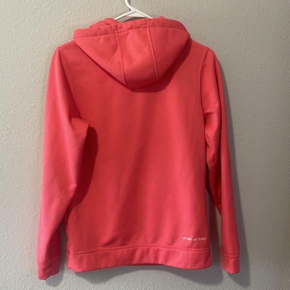 Womens Under Armour Coral/Camo Hoodie - Picture 5 of 7